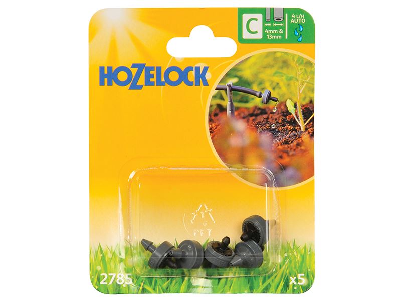 Hozelock 2785 Σταγονόμετρο Τέλους Γραμμής 4mm/13mm (5 τεμάχια)