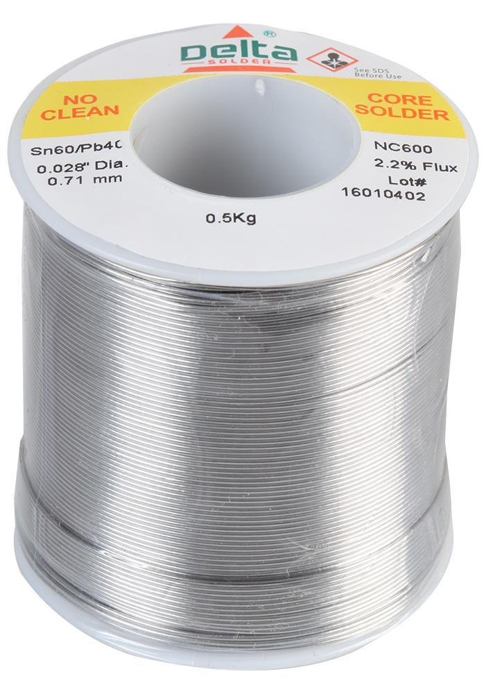 QUALITEK Lötzinn 60/40, bleihaltig, 0,7mm, 500g