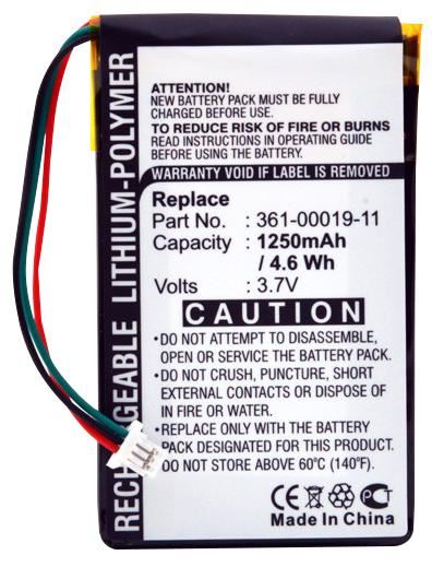 ENIX ENERGIES Garmin Nuvi GPS 교체용 배터리 3.7V 1250mAh