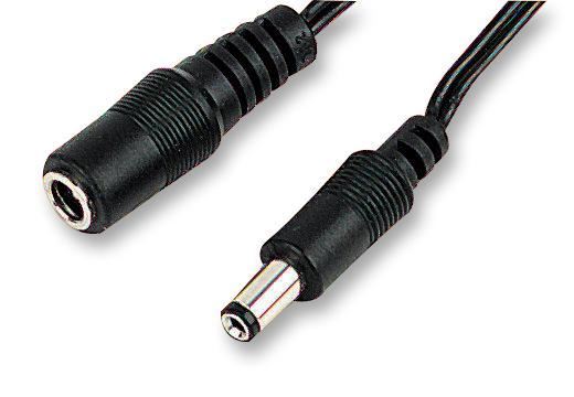 Pro Elec Cabo de Extensão de Alimentação DC, Conectores 2.5mm, 10m