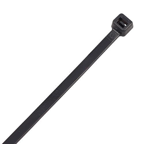 Timco Black Cable Ties - 2.5 x 100mm Pack of 100