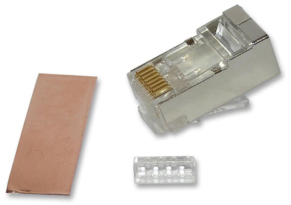 TUK RJ45-Stecker Cat6/6A für große Kabel, 10er Pack