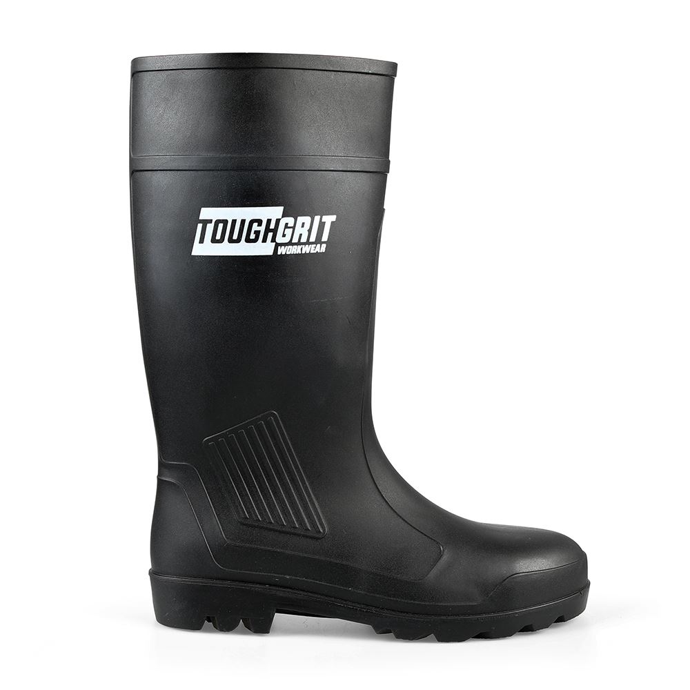 Tough Grit Larch Safety Welly, Size 11/46, Slip-Resistant