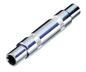 REAN Adaptateur Jack 2-Pôles 6,35mm (1/4 pouce) Femelle à Femelle