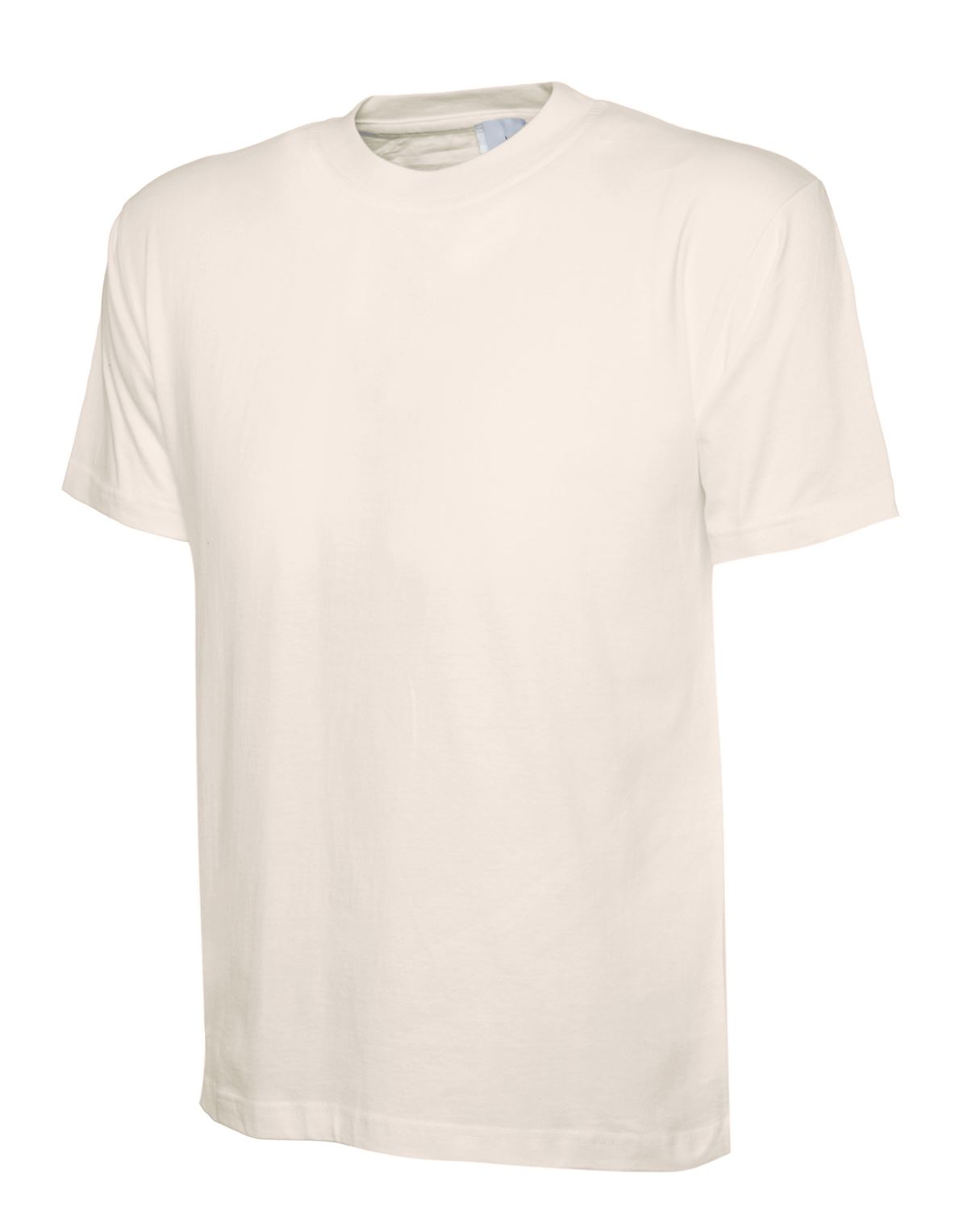 Uneek Unisex Classic T-Shirt - Reactive Dyed, Beige, 6XL