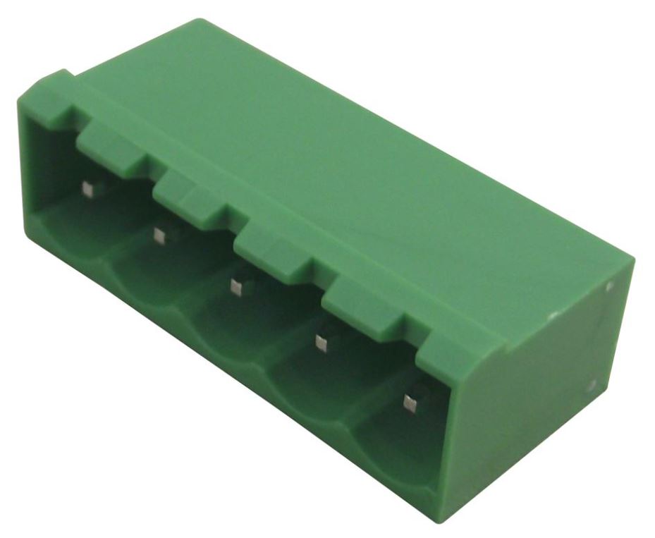IMO PRECISION CONTROLS מחבר PCB אנכי 5.08מ״מ, 5 פינים