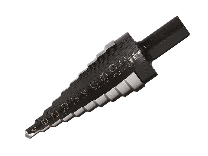 IRWIN Step Drill Bit 5-28.3mm (10 Hole Sizes), M7 HSS