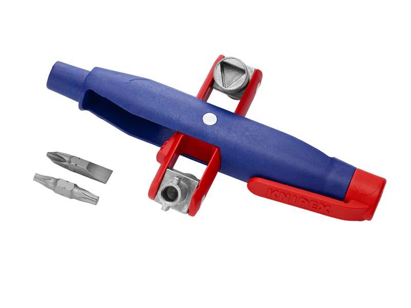 Knipex Stiftschlüssel für Schaltschränke, 4 Profilvarianten