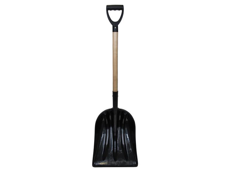 Faithfull Plastic Debris Shovel with Wood Handle