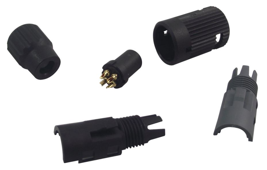 BINDER 710 Series Free Socket, 4 Way, IP40