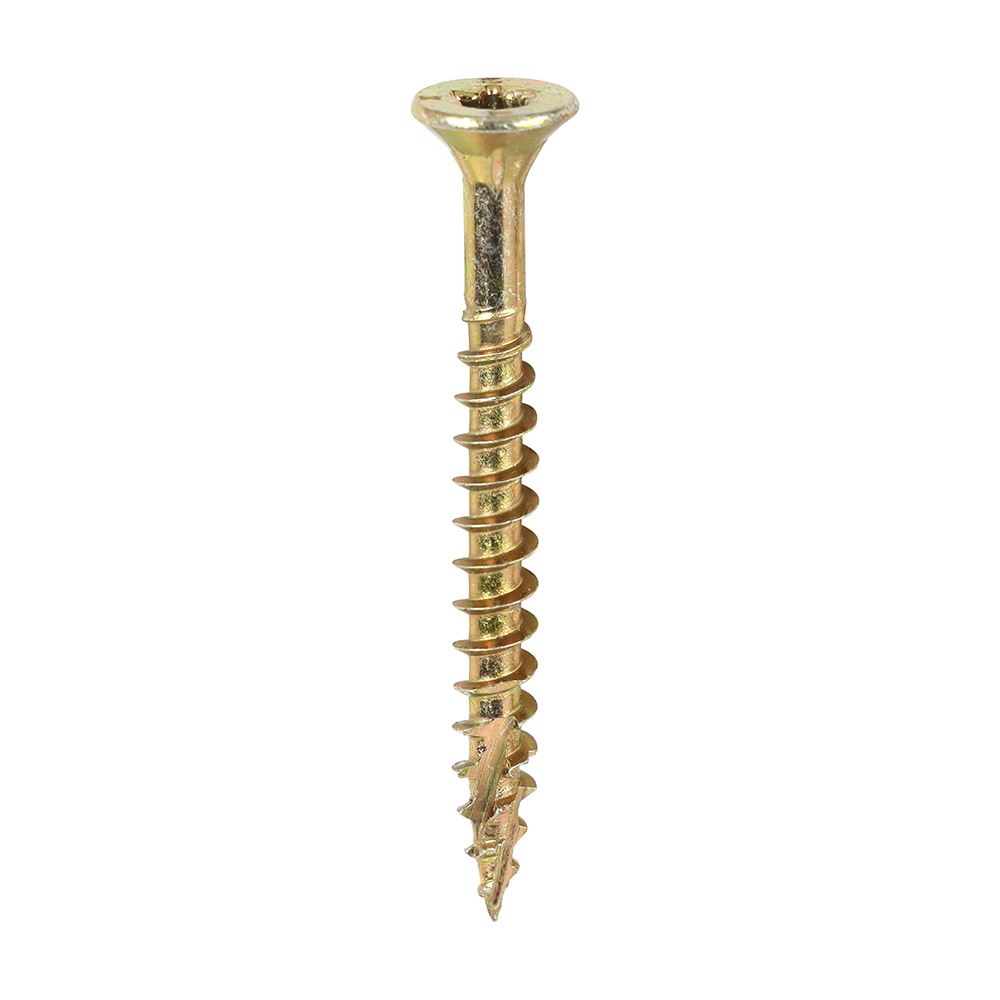 Timco C2 Clamp-Fix Multi-Purpose Screws, 4.0 x 40mm, TX Drive, Yellow