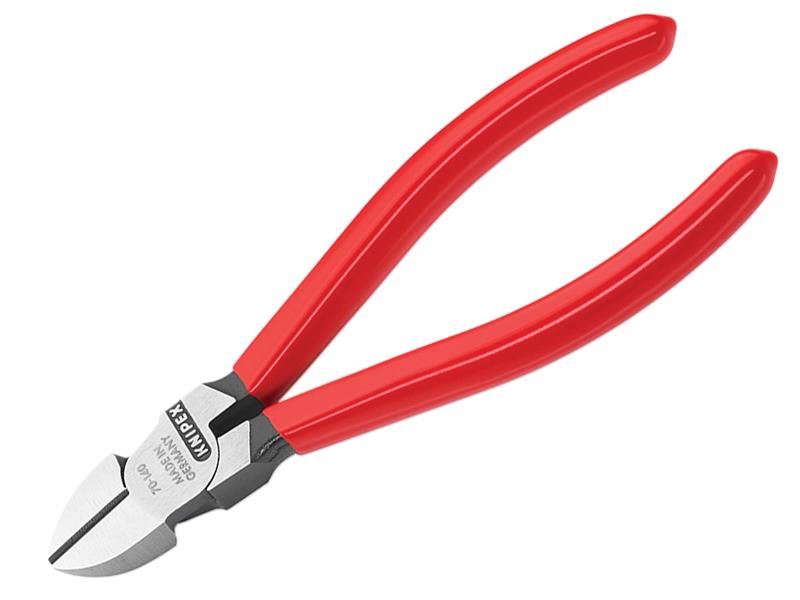 Knipex Tronchesini a Bussola da 140 mm con Impugnatura in PVC