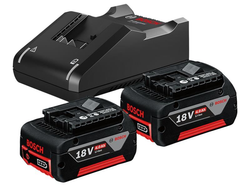 Bosch GBA 18V 4.0Ah Battery & Charger Starter Kit