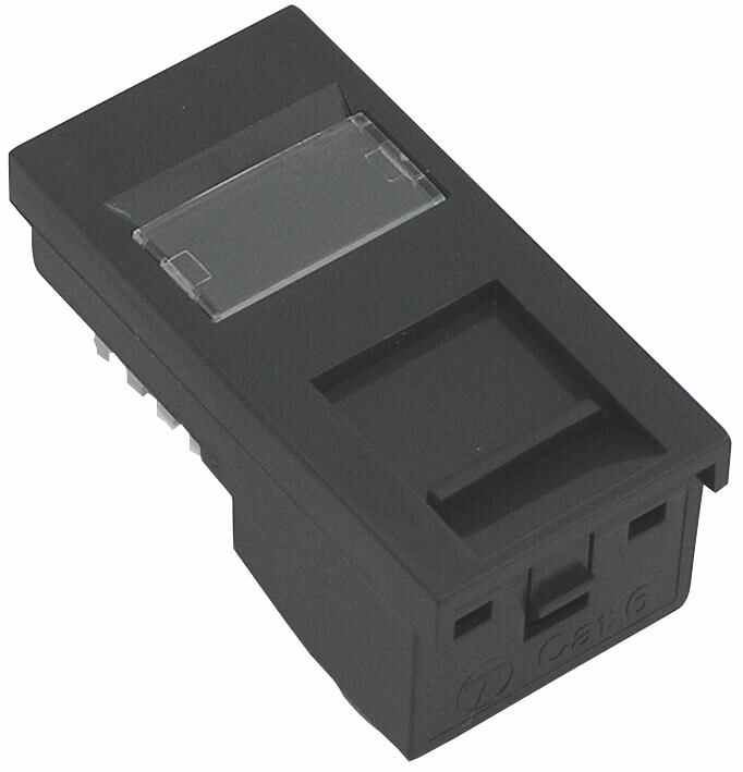 TUK - Cat6 UTP Dose Schwarz