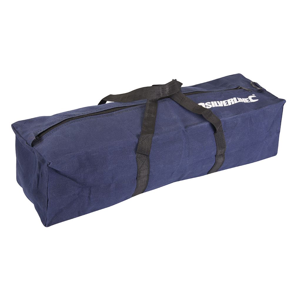 Silverline Heavy-Duty Canvas Tool Bag, 620 x 185 x 175mm