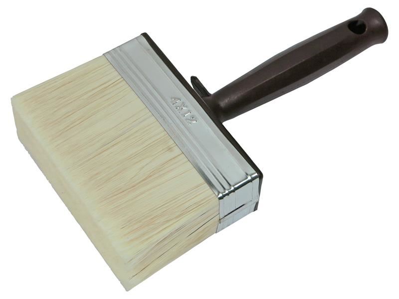 Faithfull Shed & Fence Paint Brush, Woodcare, 120mm (4.3/4in)