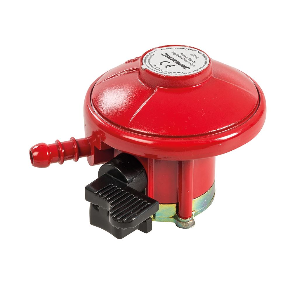 Silverline 27mm Clip-On Propaanregelaar, 1,5kg/uur