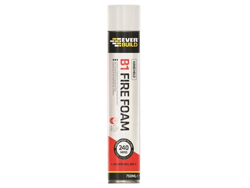 Everbuild Sika Fire Foam B1 Hand Grade, 750ml Aerosol