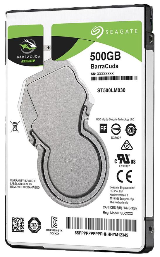 SEAGATE BarraCuda® 2,5″ 7mm Laptop-Festplatte, 500GB