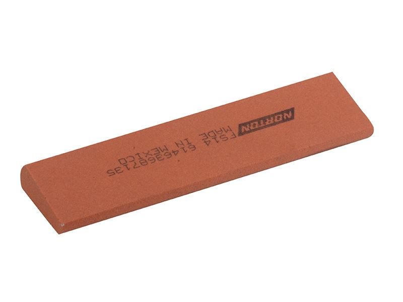 India FS14 Fine Round Edge Slipstone, 100 x 25 x 11 x 5mm