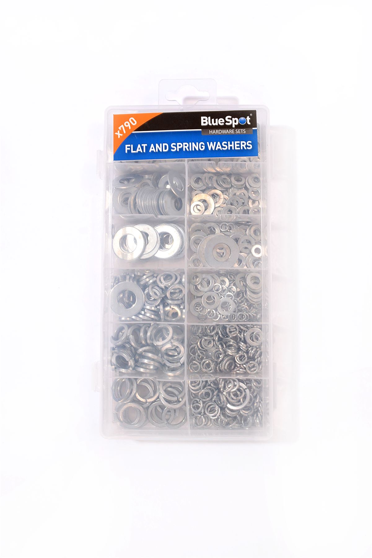 Blue Spot 790-Piece Assorted Flat & Spring Washer Set