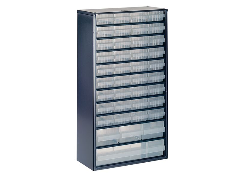 Armoire métallique Raaco avec 40 tiroirs, acier peint