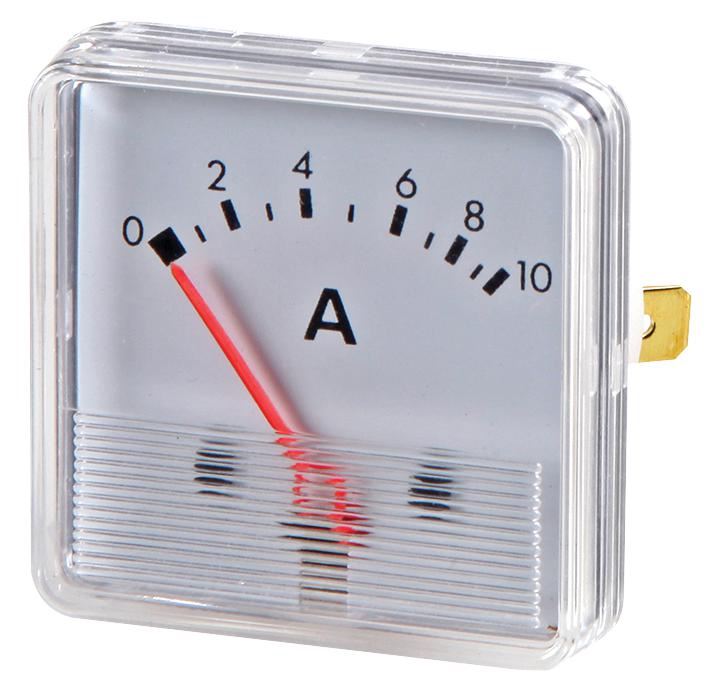 HOBUT Amperometro Analogico per Batterie, 0A - 10A