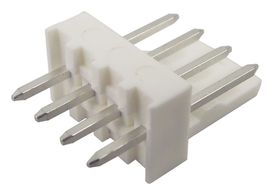 MOLEX 4 Way Vertical Wire-to-Board Header, KK 254 Series