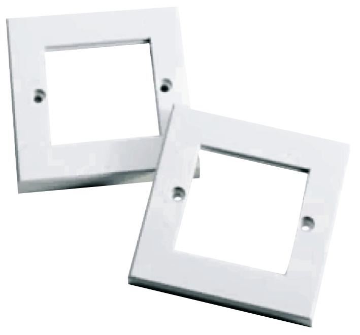 Connectix Cabling Systems 1-Gang 2 Module Euro Faceplate