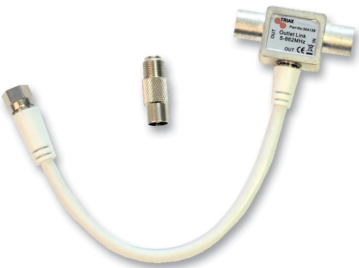 TRIAX Outlet Link for TV, 5-862MHz