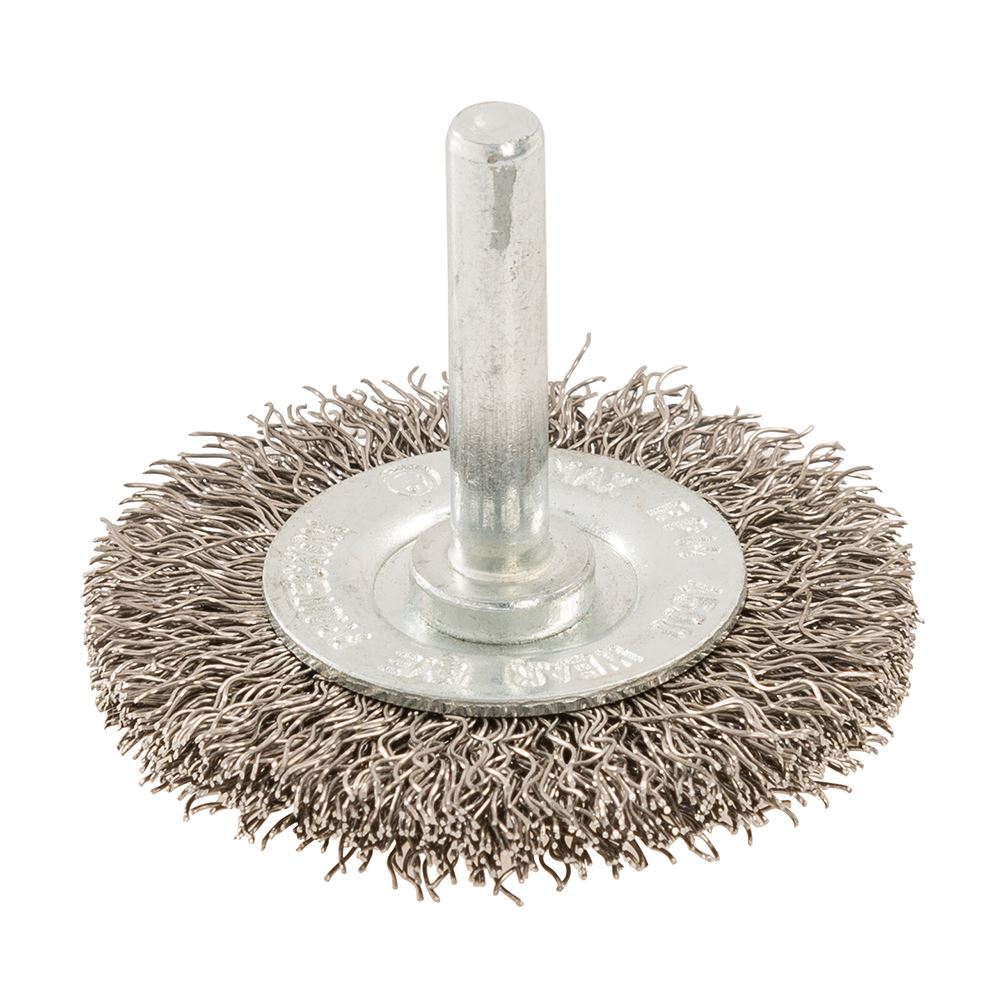 Silverline 50mm Rotary Steel Wire Wheel Brush