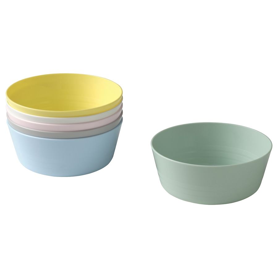 IKEA KALAS Kommenset, 6-delige set, Gemengde kleuren