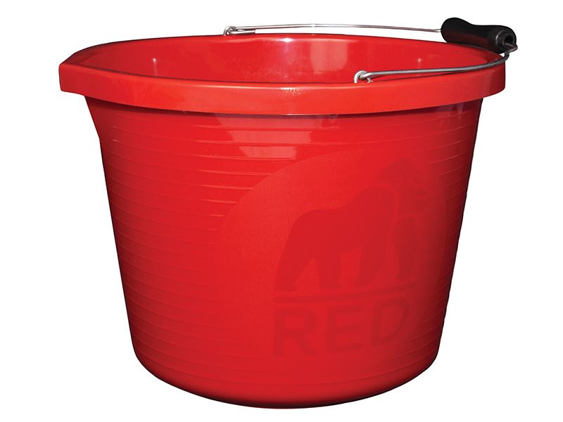 Red Gorilla Premium Bucket 14 Litre (3 Gallon) - Red