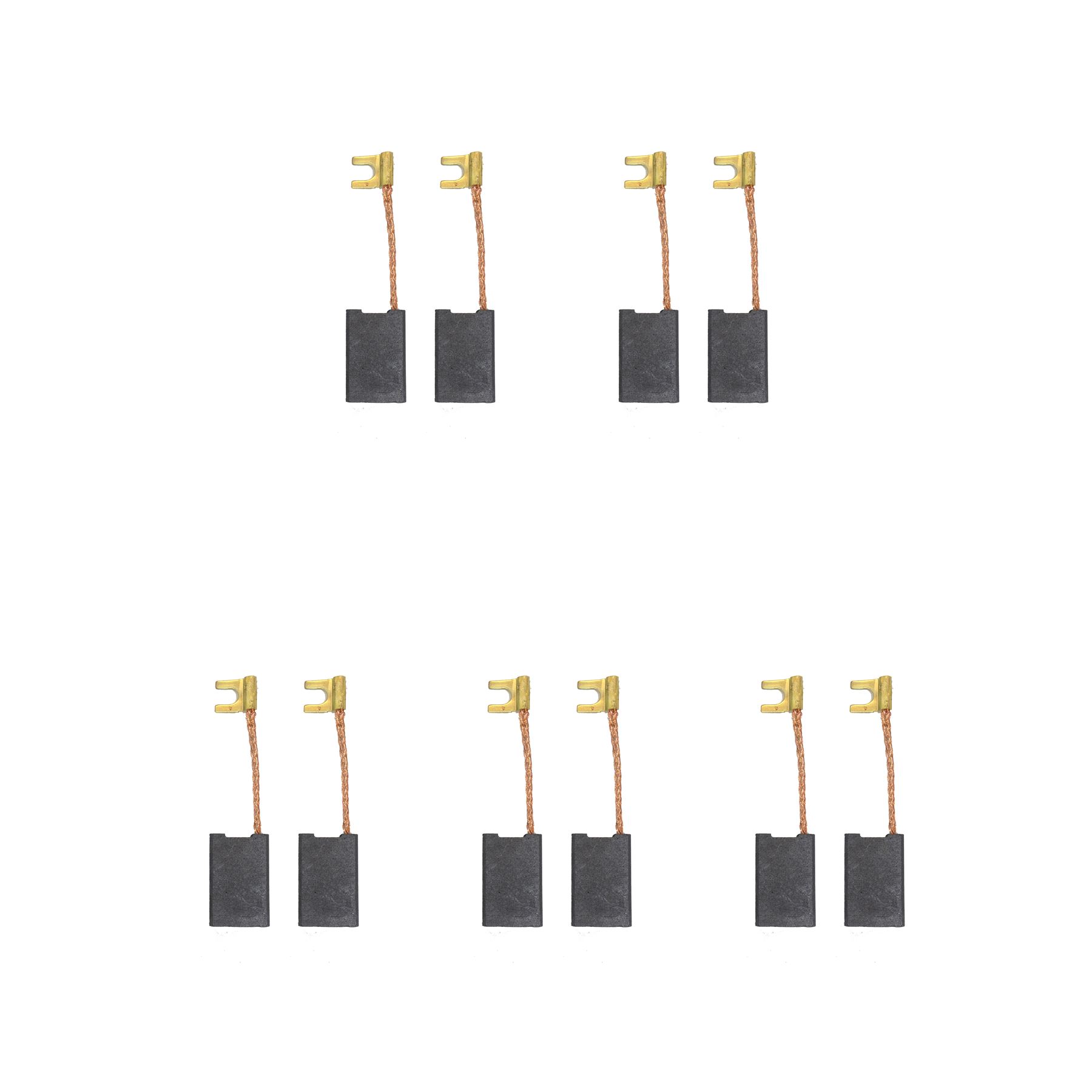 5 Juegos de Escobillas de Carbón para Amoladora Stayer (6x14x22mm)