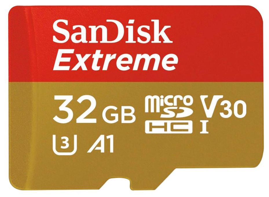 SanDisk Extreme MicroSDHC U3 V30 메모리 카드, 32GB