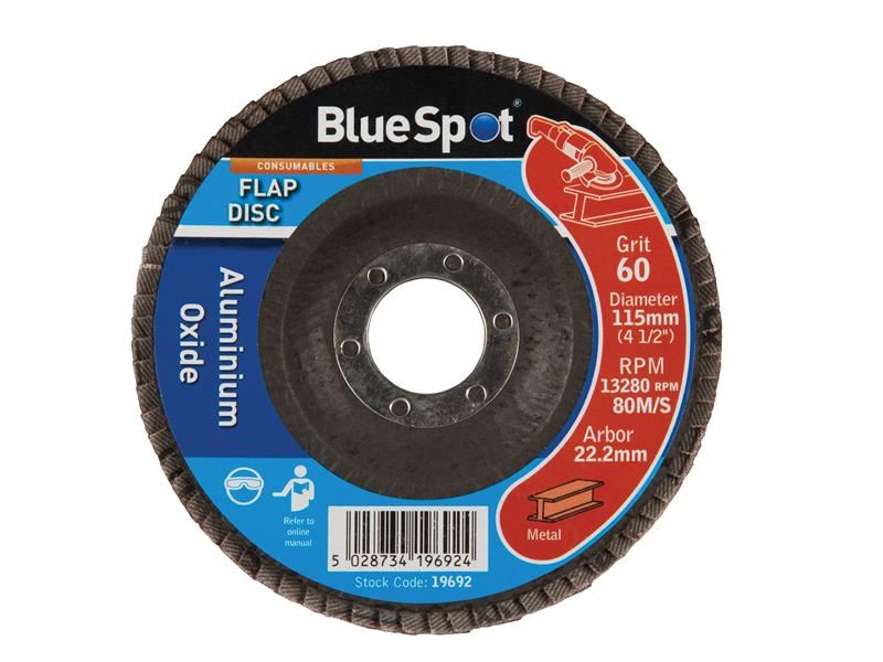 Blue Spot Tools - Δίσκος Γυαλίσματος 115mm, 60 Grit
