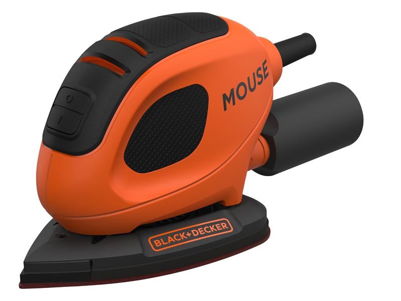 Black + Decker 55W Mouse Sander with 6 Sanding Sheets
