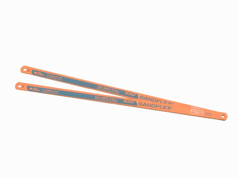 Bahco 3906 Sandflex Hacksaw Blades 300mm x 24 TPI (Pack of 2)