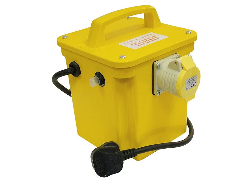 Faithfull Power Plus TRAN15 1.5kVA 変圧器 110V シングルコンセント