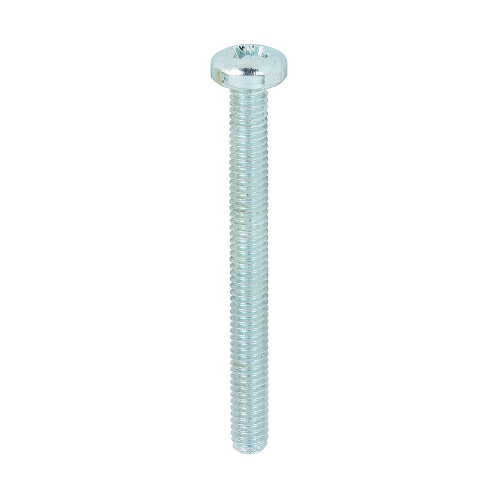 Vis à métaux à tête fraisée Pozidriv Timco, Zinc, M4 x 40mm (100pces)