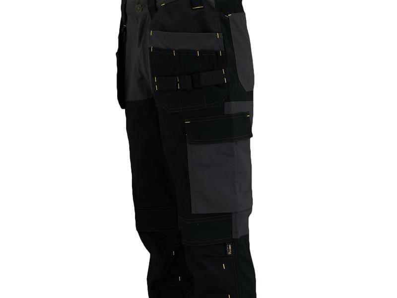 STANLEY Dixon Slim Fit Arbeitshose Grau/Schwarz (38 Bund, R Bein)