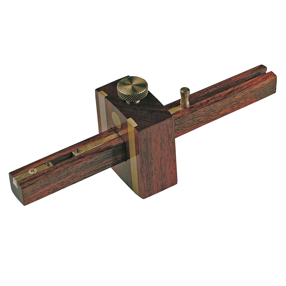Silverline Mortice Gauge with Brass Slide, 230mm