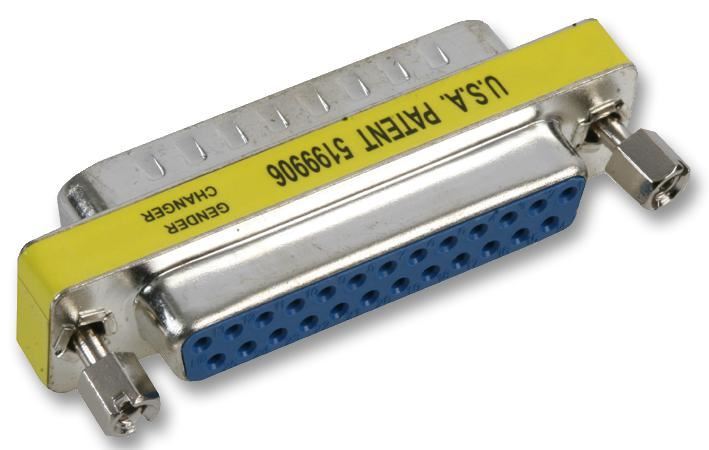 PRO SIGNAL 25-Pin D Poortbeschermer, Mannelijk naar Vrouwelijk