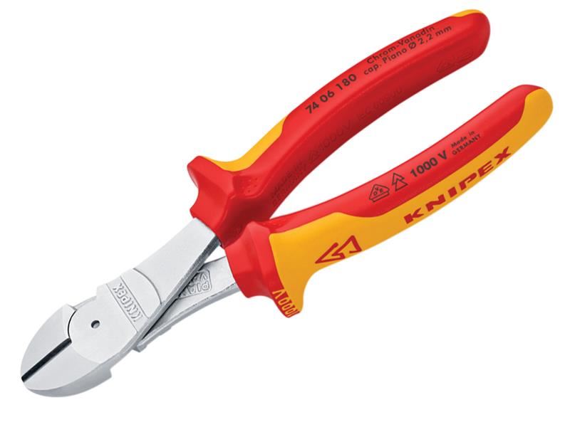 Knipex VDE Hoge Hefboom Diagonaletang, 180mm