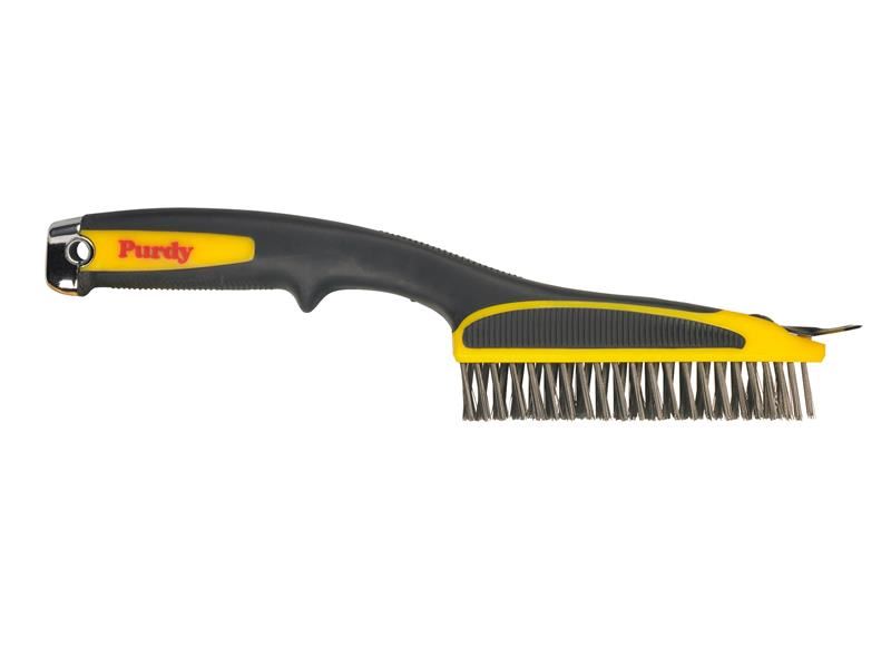 Purdy Short Handled Wire Brush, Stainless Steel, 279mm (11in)