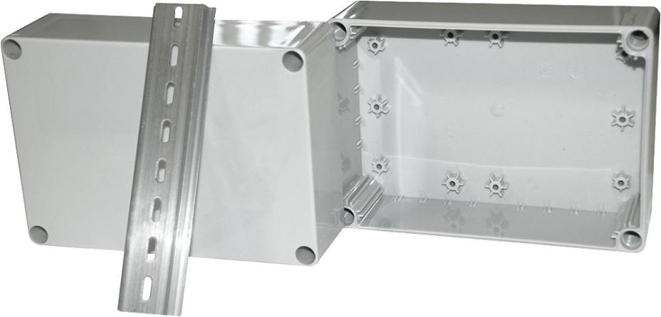 HYLEC - Imfhálú IP66 ABS, Liath, 175x125x75mm