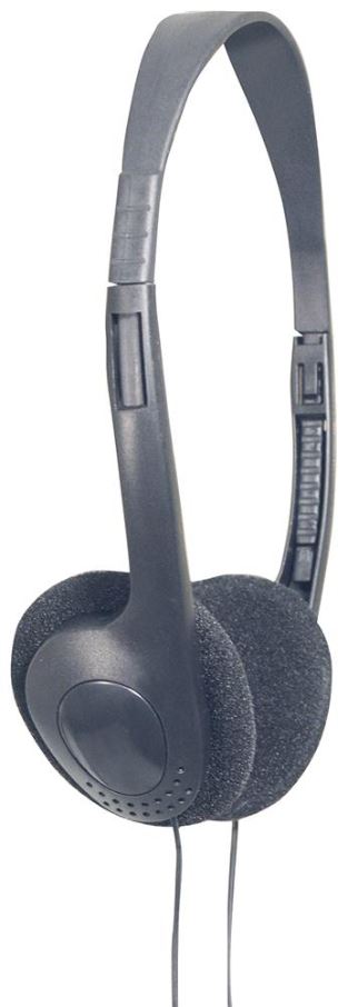 SOUNDLAB - Fon Telinga Stereo On-Ear, 0.8m Hitam