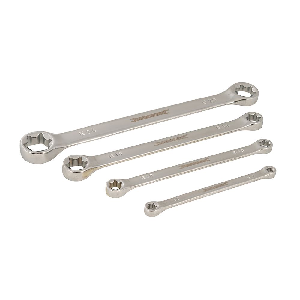 Silverline TRX Spanner Set 4-Piece E6-E24