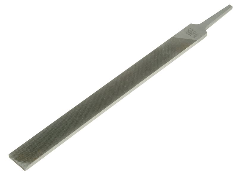 Bahco Hand Smooth Cut File, 300mm, Double Cut, Tanged