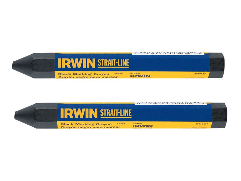 IRWIN Strait-Line Zwart Markeerpotlood, Set van 2